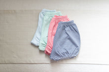Boys Knit Bloomers, Navy Strip