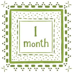 Green Milestone Cards