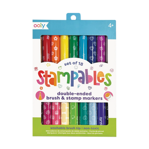 stampables double-ended stamp markers - set of 18