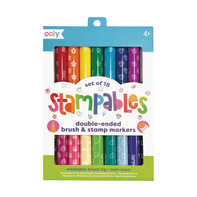 stampables double-ended stamp markers - set of 18