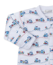 Rambling Railroad Printed Footie
