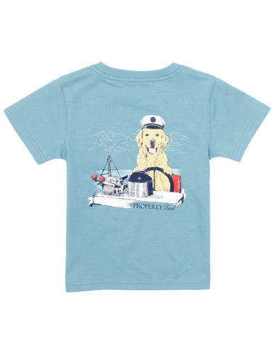 Boys Golden Captain SS Coastal Blue