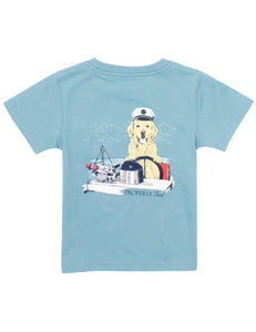 Boys Golden Captain SS Coastal Blue