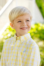 Dean's List Dress Shirt Forsyth Park Plaid with Beale Street Blue Stork