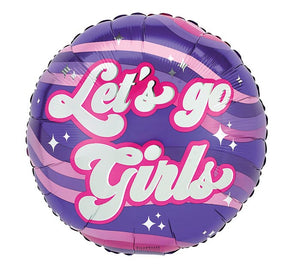17"PKG LET'S GO GIRLS Balloon