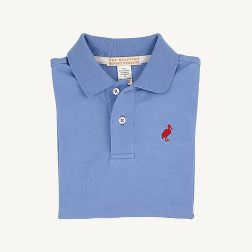 Prim and Proper Polo, Barbados Blue/Red
