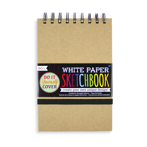 DIY Sketchbook Small White