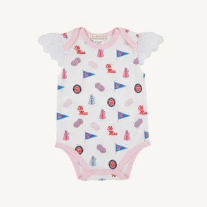 Ole Miss Wendy Onesie Gawsh Almighty with Palm Beach Pink
