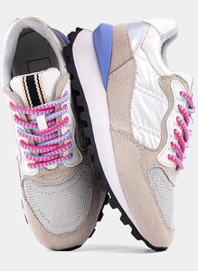Phoebe Sneaker White Pink/Purple Lace