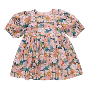 Evelyn Dress, watercolor floral