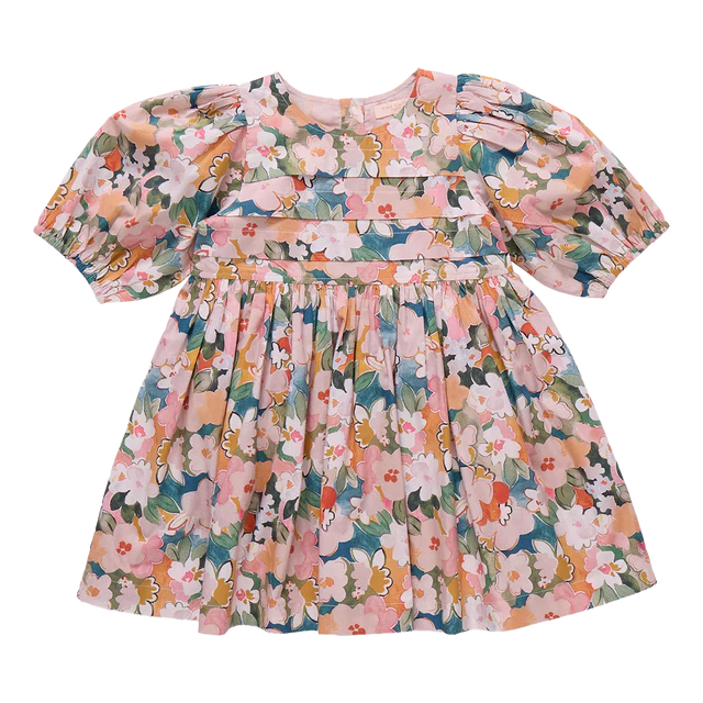 Evelyn Dress, watercolor floral
