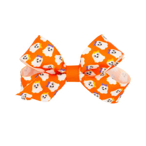 Mini Halloween Ghost Hair Bow