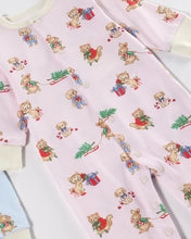 Paxton Playsuit Christmastime Cuties (Belwood Blush) with Palmetto Pearl