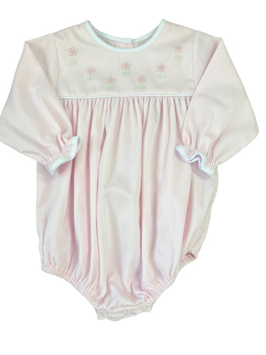 Long Sleeve Pink Flower Bubble