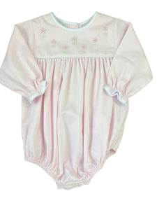 Long Sleeve Pink Flower Bubble