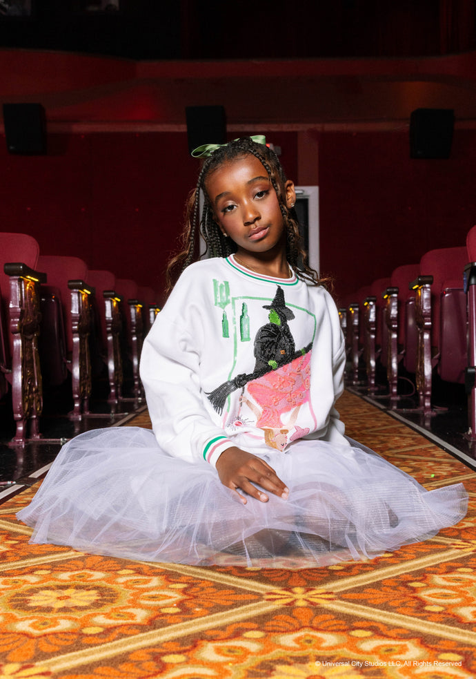 Kids Licensed Elphaba & Glinda Card Sweatshirt