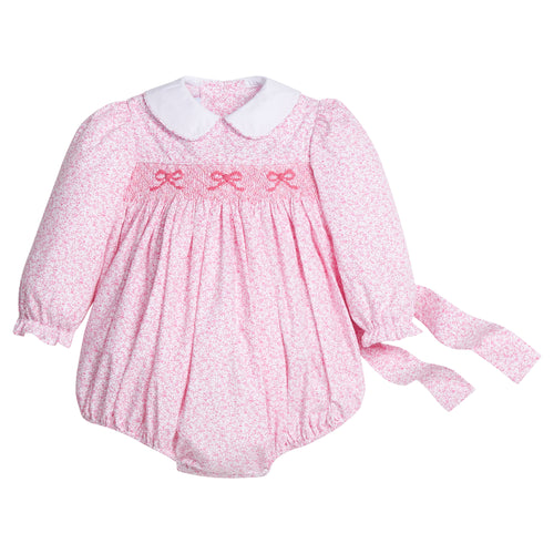 Smocked Natalie Bubble Pink Vinings