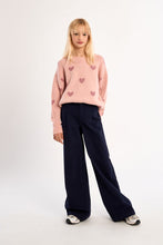 Pink Hearts Sweater