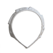 Silver Metallic Crown Headband