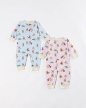Paxton Playsuit Christmastime Cuties (Belwood Blush) with Palmetto Pearl