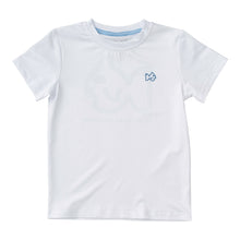 Logo Performance Fishing Tee on White