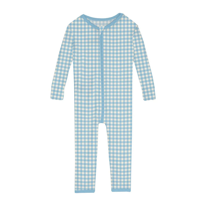 Seaside Blue Gingham, Convertible Sleeper