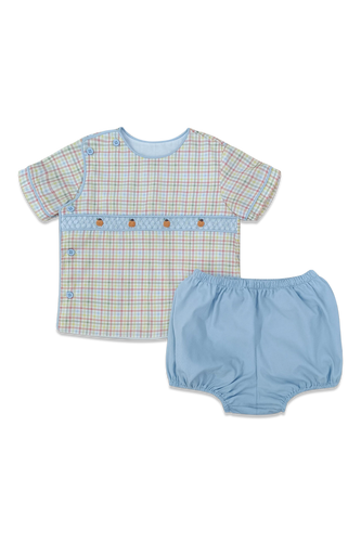 Short Sleeve Beau Bloomer Set
