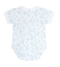 Blue Bunny Toile Bubble