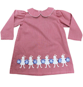 Manning Dress Royal Blue & Red
