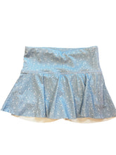 Powder Blue Floral Skirt