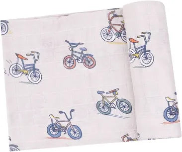 Bikes Swaddle Blanket