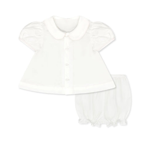 Adorable Diaper Set Blessings White, PInk