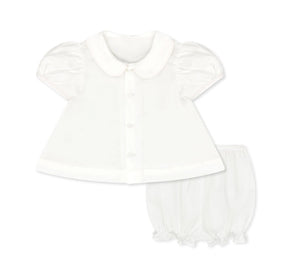 Adorable Diaper Set Blessings White, PInk