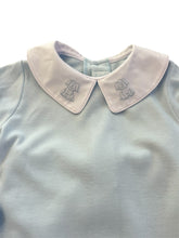 Blue Knit Puppy Pant Set