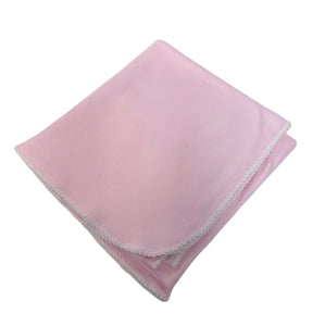 Solid Knit Baby Blanket, Pink