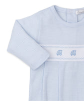 Classic Treasure Stripe Footie Trains
