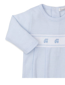 Classic Treasure Stripe Footie Trains