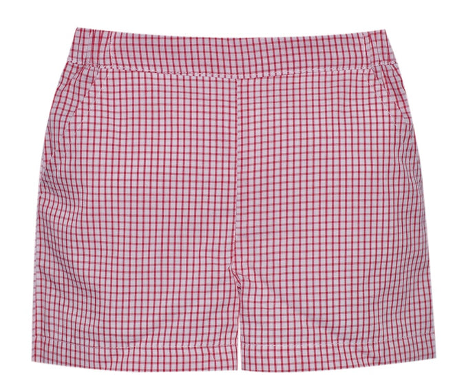 Bennett Boy Short-Red Square