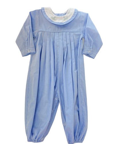 Blue Check Longall, Rocking Horse