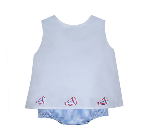 Blue/Red Girl Diaper Set