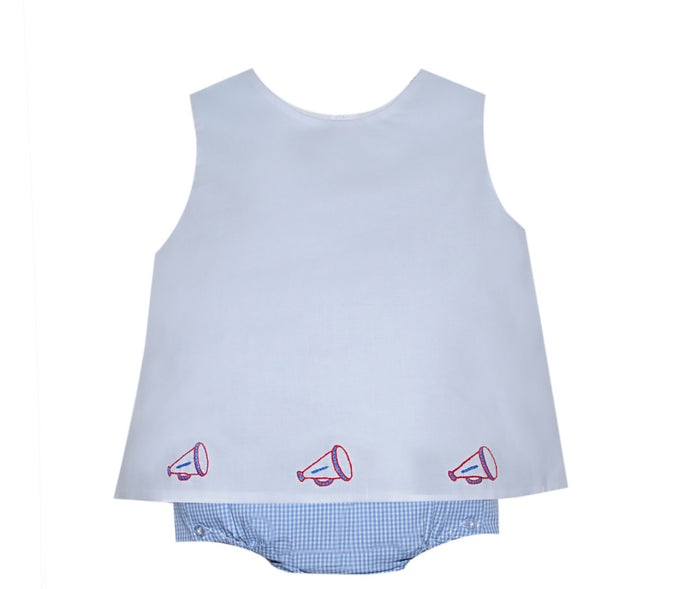 Blue/Red Girl Diaper Set