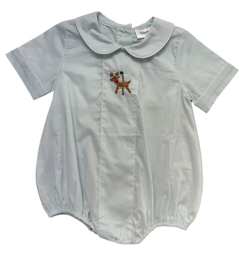 Reindeer Smock Boy Bubble