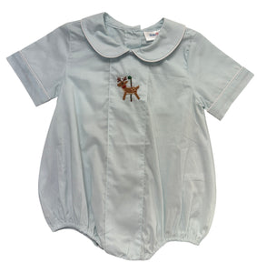 Reindeer Smock Boy Bubble