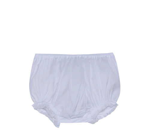 White Landon Lace Diaper Cover