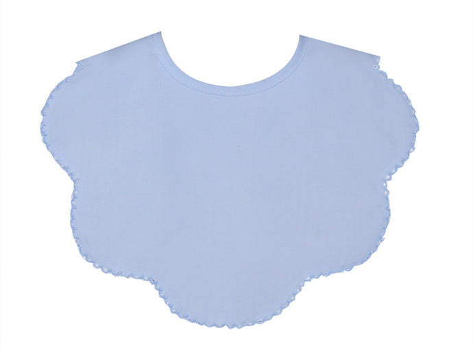 Blue Scallop Bib