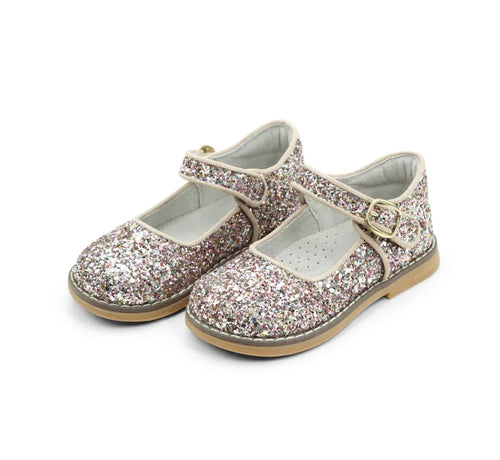 Natasha Glitter Mary Jane Pink
