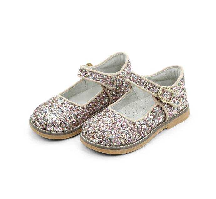 Natasha Glitter Mary Jane Pink