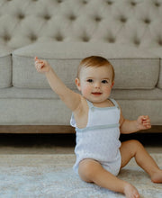 Dot Sunsuit Light Blue