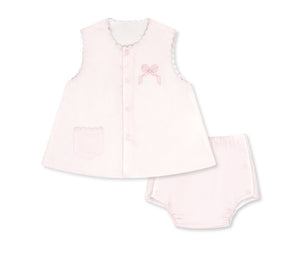 Maria Diaper Set Pink Bow