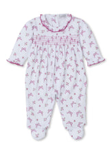 Blooming Bows-Smocked Footie